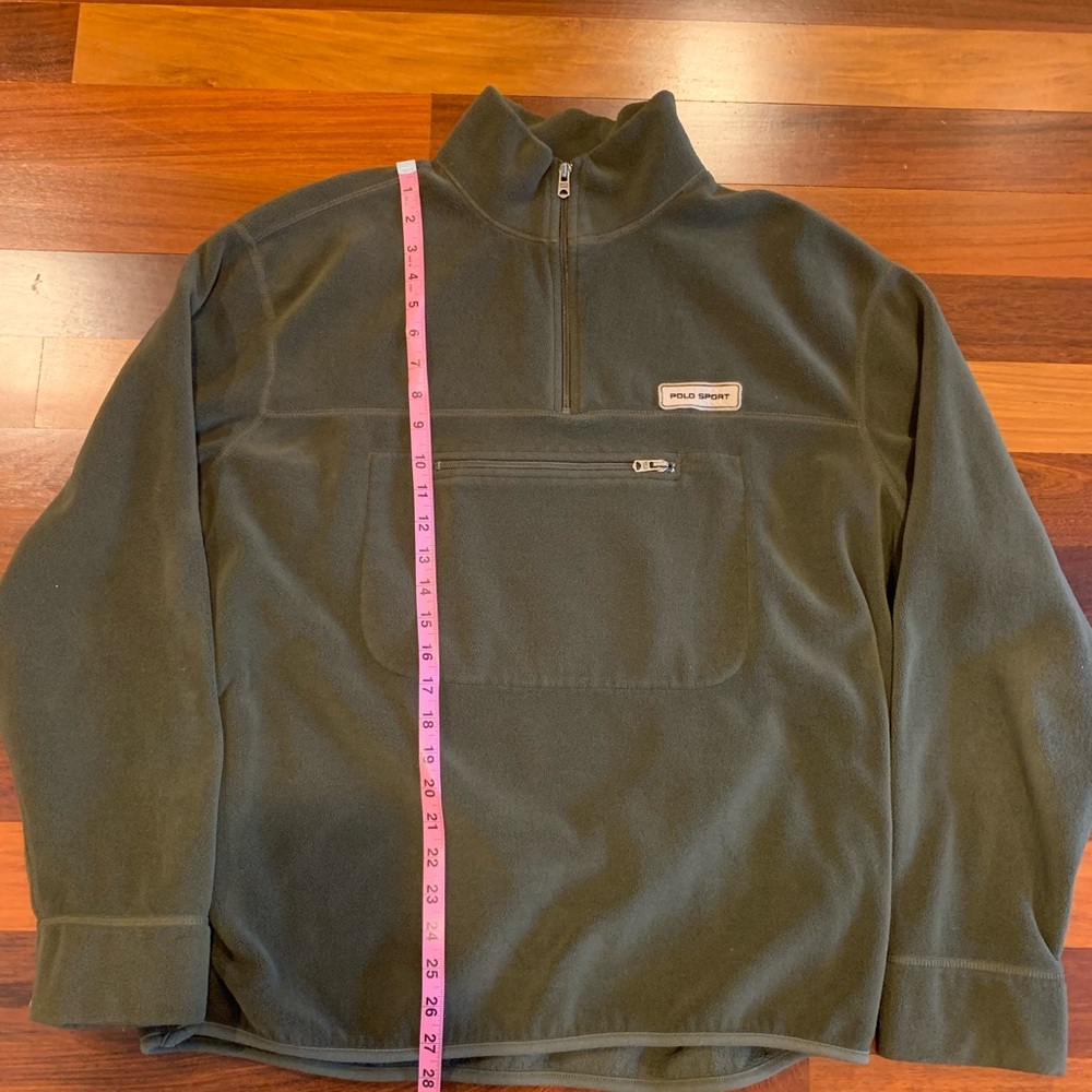 Polo Sport Olive Fleece Pullover